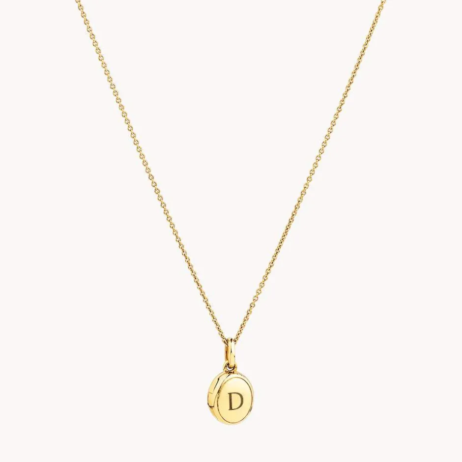 Clearance Engravable Oval Mini Locket Necklace in Gold Best Selling Gifts | Gifts For Her