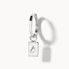 Best Engravable Rectangle Charm in Silver Gifts For Her | Engravable Jewellery