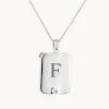 Sale Engravable Rectangle Flip Locket Necklace in Silver Gifts For Her | Engravable Jewellery