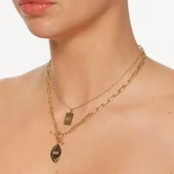 Sale Engravable Rectangle Pendant in Gold Best Selling Gifts | Engravable Jewellery