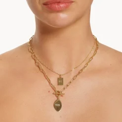 Sale Engravable Rectangle Pendant in Gold Best Selling Gifts | Engravable Jewellery