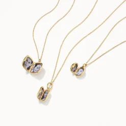 Hot Engravable Square Locket Necklace in Gold Best Selling Gifts | Gifts For Her