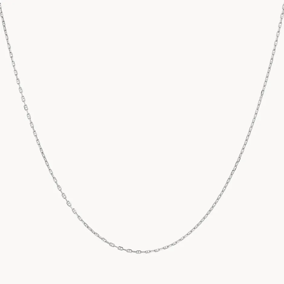 New Fine Anchor Chain Necklace in Silver Gifts For Him | 925 Sterling Silver