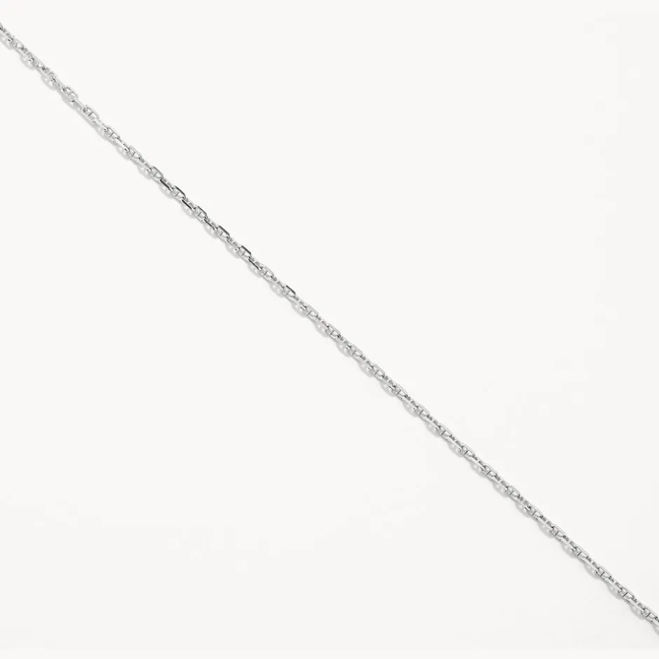 New Fine Anchor Chain Necklace in Silver Gifts For Him | 925 Sterling Silver