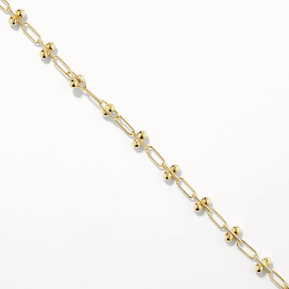 Best Fine Bauble Paperclip Chain Necklace in Gold 18k Fine Gold Plated | Necklaces & Pendants