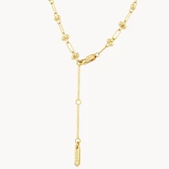 Best Fine Bauble Paperclip Chain Necklace in Gold 18k Fine Gold Plated | Necklaces & Pendants