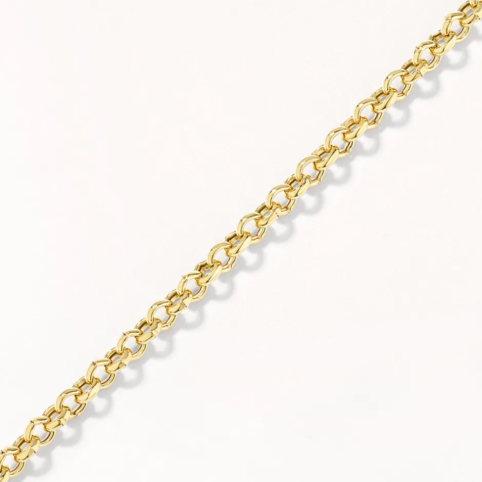Online Fine Belcher Chain Necklace in Gold 18k Fine Gold Plated | Necklaces & Pendants