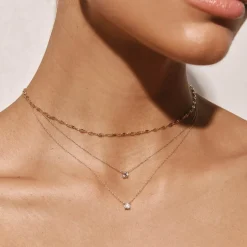 Best Fine Mirror Chain in Gold 18k Fine Gold Plated | Necklaces & Pendants