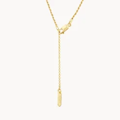 Discount Fine Rope Chain Necklace in Gold Gifts For Him | 18k Fine Gold Plated