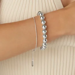 Discount Fine Snake Chain Bracelet in Silver Gifts For Him | 925 Sterling Silver
