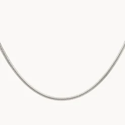 Fashion Fine Snake Chain Necklace in Silver Gifts For Him | 925 Sterling Silver