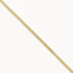 New Fine Snake Chain Necklace in Gold Gifts For Him | 18k Fine Gold Plated