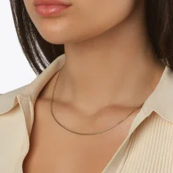 New Fine Snake Chain Necklace in Gold Gifts For Him | 18k Fine Gold Plated