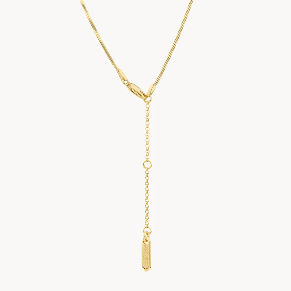 New Fine Snake Chain Necklace in Gold Gifts For Him | 18k Fine Gold Plated