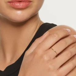 Outlet Fine Wave Stacker Ring in 10k Gold Under $300 | 10k Gold