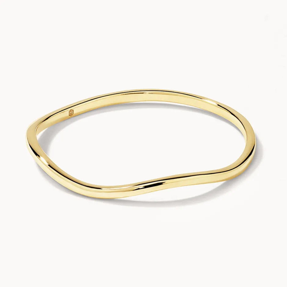 Outlet Fine Wave Stacker Ring in 10k Gold Under $300 | 10k Gold