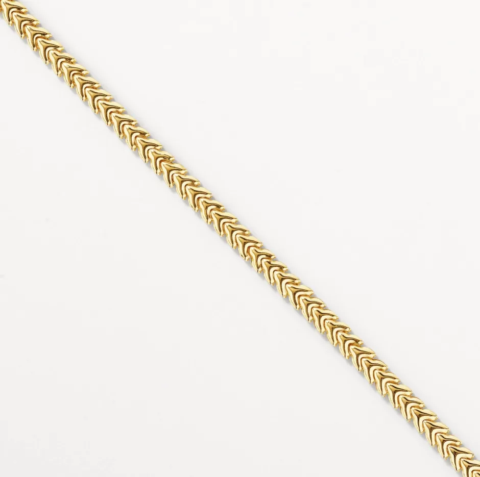 Fashion Fishtail Bracelet in Gold 18k Fine Gold Plated | Bracelets & Bangles