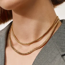 Best Fishtail Chain Necklace in Gold 18k Fine Gold Plated | Necklaces & Pendants
