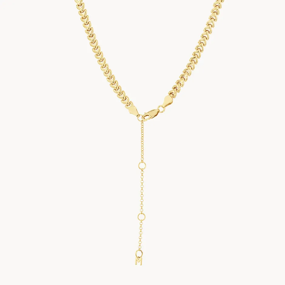 Best Fishtail Chain Necklace in Gold 18k Fine Gold Plated | Necklaces & Pendants