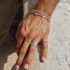 New Fob Fundamental Chain Bracelet in Silver Gifts For Him | 925 Sterling Silver