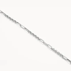 New Fob Fundamental Chain Bracelet in Silver Gifts For Him | 925 Sterling Silver
