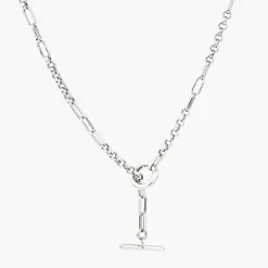 Online Fob Fundamental Chain Necklace in Silver Gifts For Him | Best Friend Gifts