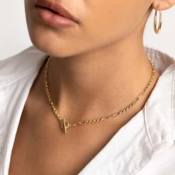 Outlet Fob Fundamental Chain Necklace in Gold Gifts For Him | Best Friend Gifts