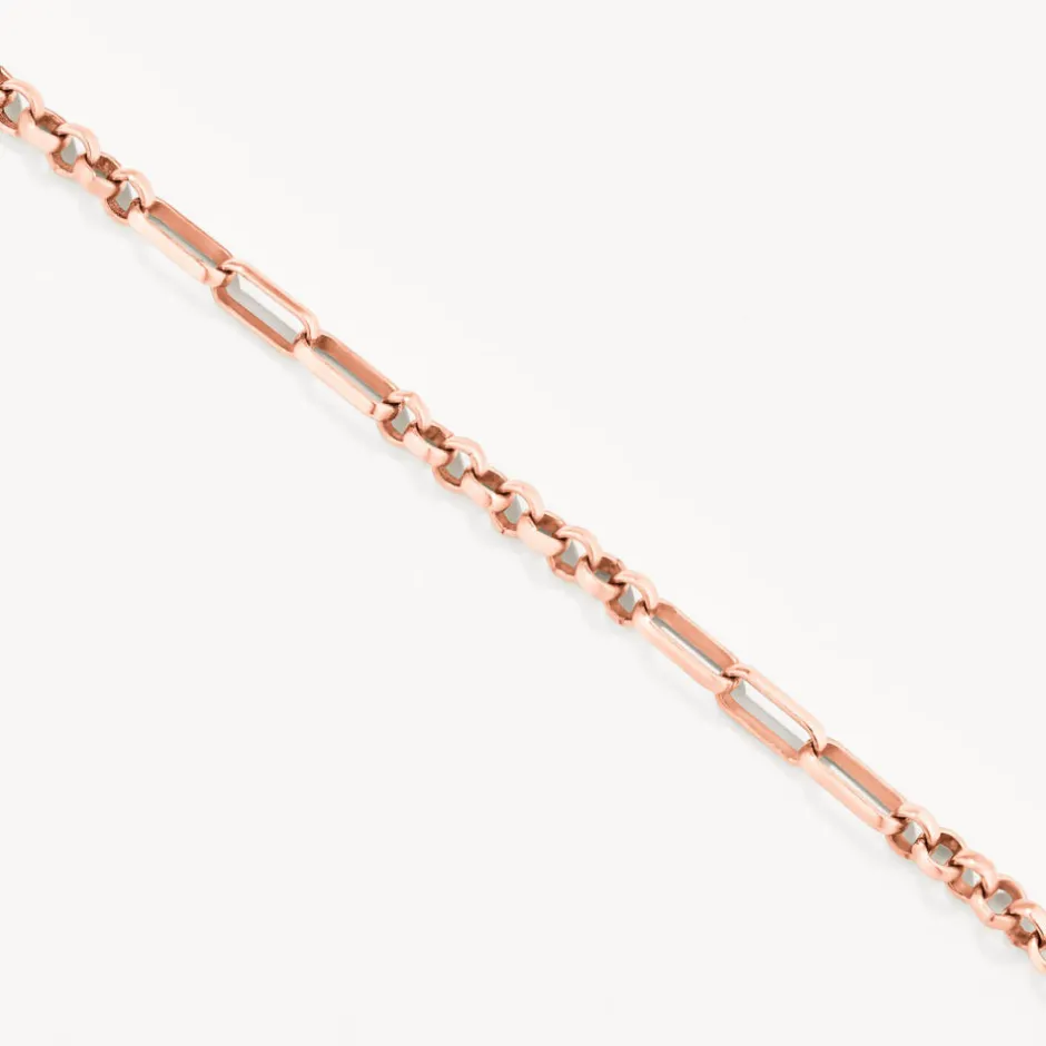 Clearance Fob Fundamental Chain Necklace in Rose Gold 18k Fine Rose Gold Plated | Necklaces & Pendants