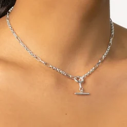 Online Fob Fundamental Chain Necklace in Silver Gifts For Him | Best Friend Gifts
