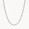 Best Heavy Rope Chain Necklace in Silver Gifts For Him | 925 Sterling Silver