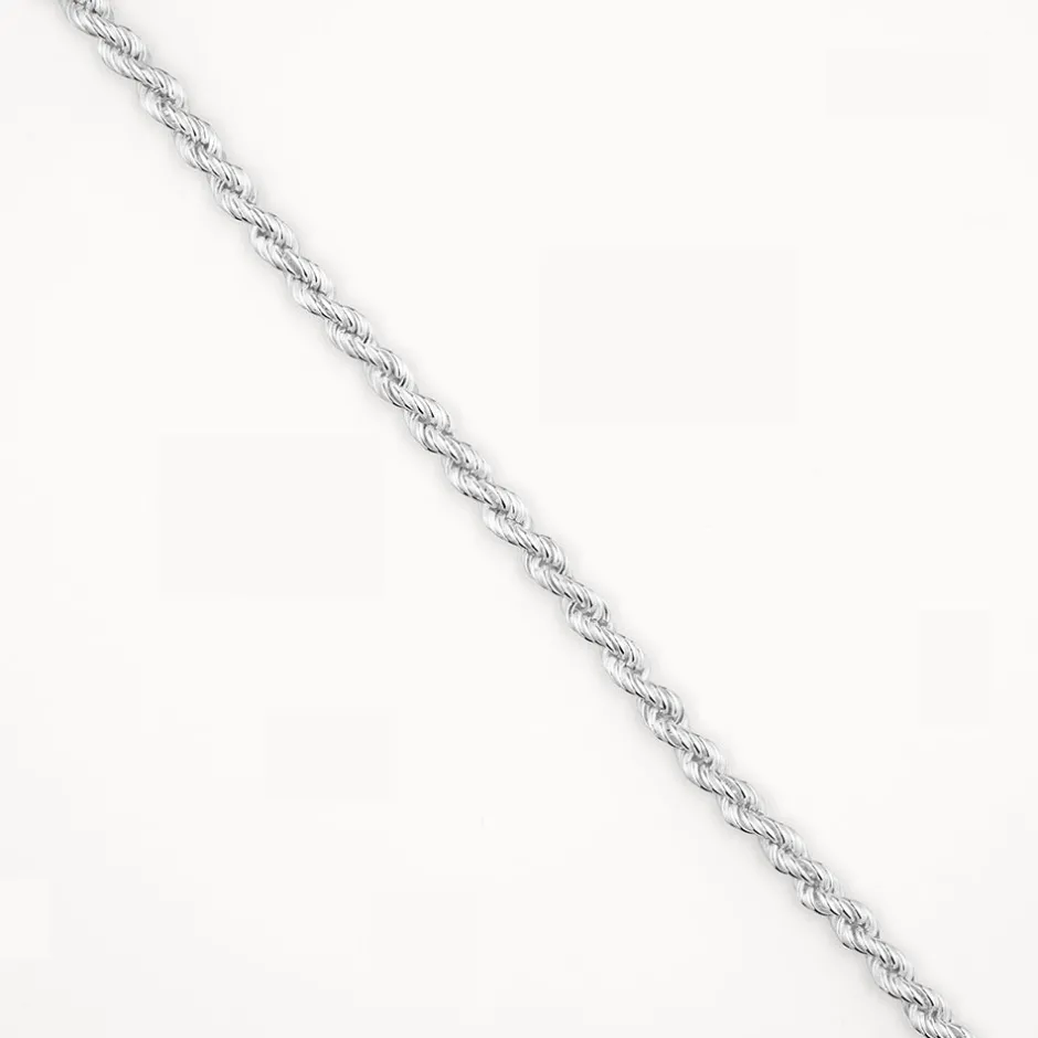 Best Heavy Rope Chain Necklace in Silver Gifts For Him | 925 Sterling Silver