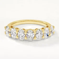 Fashion Laboratory-Grown Diamond 2.00ct Oval Ring in 10k Gold Gifts For Her | Luxe Gifting
