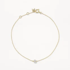 Sale Laboratory-Grown Diamond 0.10ct Round Bracelet in 10k Gold Gifts For Her | Laboratory-grown Diamonds