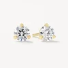 Hot Laboratory-Grown Diamond 0.75ct Round Stud Earrings in 10k Gold Gifts For Him | Gifts For Her
