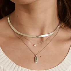 Best Laboratory-Grown Diamond 0.20ct Oval Necklace in Silver Best Selling Gifts | Gifts For Her