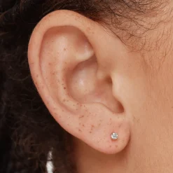 Best Laboratory-Grown Diamond 0.15ct  Round Stud Earrings in 10k Gold Luxe Gifting | Laboratory-grown Diamonds