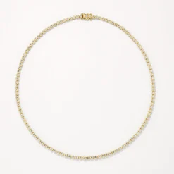 New Laboratory-Grown Diamond 4.00ct Tennis Necklace in 10k Gold Gifts For Her | Luxe Gifting