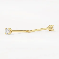 Best Laboratory-Grown Diamond 0.15ct  Round Stud Earrings in 10k Gold Luxe Gifting | Laboratory-grown Diamonds