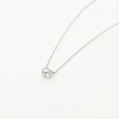 Best Laboratory-Grown Diamond 0.20ct Oval Necklace in Silver Best Selling Gifts | Gifts For Her