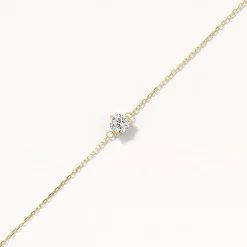Sale Laboratory-Grown Diamond 0.20ct Round Bracelet in 10k Gold Gifts For Her | Luxe Gifting