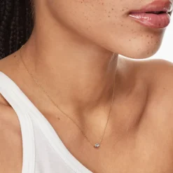 Best Laboratory-Grown Diamond 0.20ct Marquise Necklace in 10k Gold Luxe Gifting | Laboratory-grown Diamonds