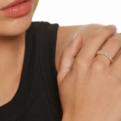 New Laboratory-Grown Diamond 1.00ct Oval Ring in 10k Gold Gifts For Her | Luxe Gifting