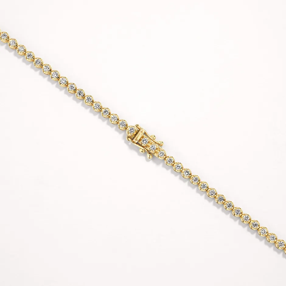 New Laboratory-Grown Diamond 4.00ct Tennis Necklace in 10k Gold Gifts For Her | Luxe Gifting