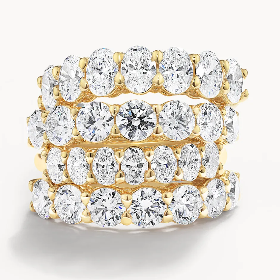Discount Laboratory-Grown Diamond 1.00ct Round Ring in 10k Gold Gifts For Her | Luxe Gifting