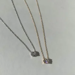 Outlet Laboratory-Grown Diamond 0.20ct Oval Necklace in 10k Gold Best Selling Gifts | Gifts For Her
