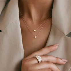 New Laboratory-Grown Diamond 1.00ct Oval Ring in 10k Gold Gifts For Her | Luxe Gifting