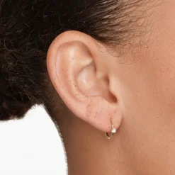 Clearance Laboratory-Grown Diamond Solitaire Huggie Earrings in 10k Gold Luxe Gifting | Laboratory-grown Diamonds