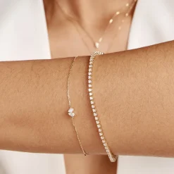 Best Laboratory-Grown Diamond Tennis Bracelet in 10k Gold Best Selling Gifts | Gifts For Her