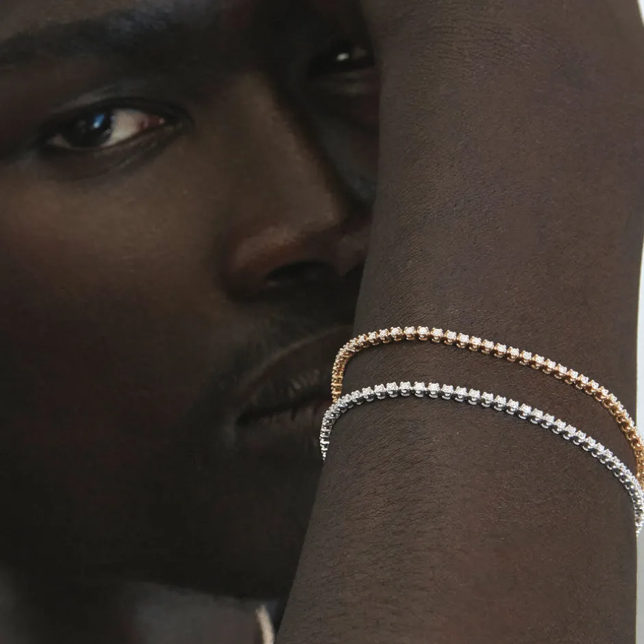 Fashion Laboratory-Grown Diamond Tennis Bracelet in 10k White Gold Best Selling Gifts | Gifts For Her