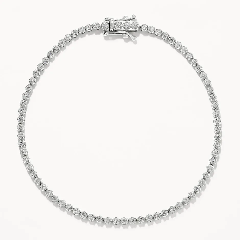 Fashion Laboratory-Grown Diamond Tennis Bracelet in 10k White Gold Best Selling Gifts | Gifts For Her